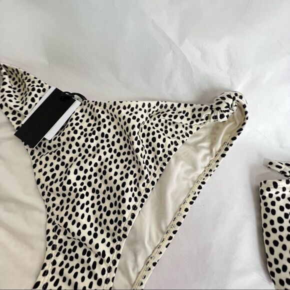 Kendall and Kylie Animal Dot Two piece bikini with knotted bottoms and top New!! - Picture 9 of 16